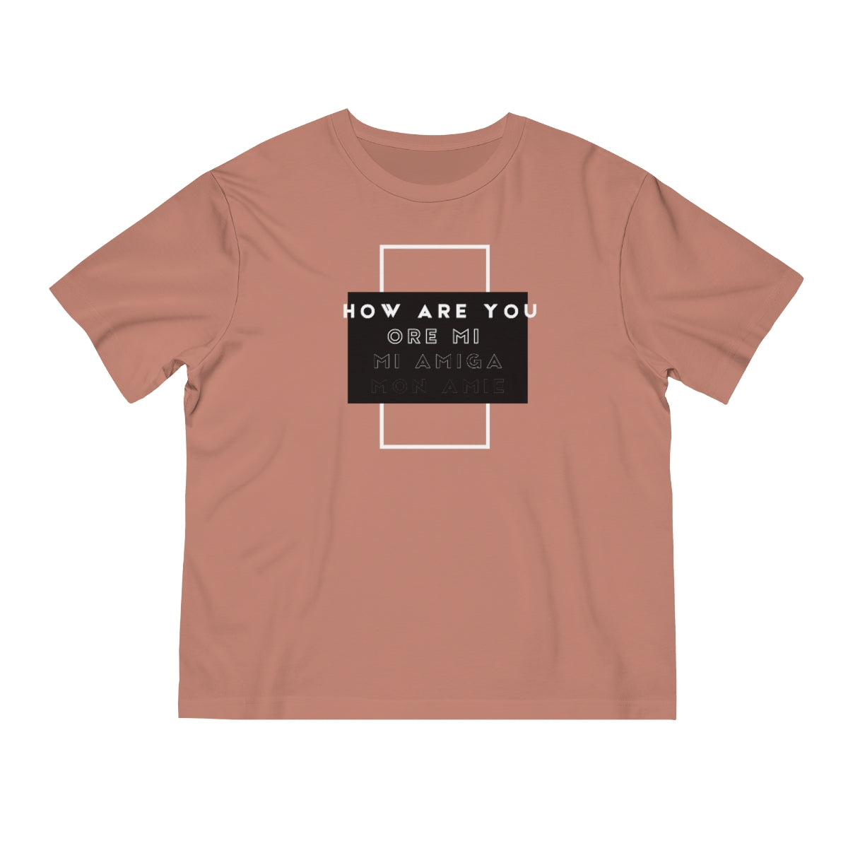 Friendship T-shirt (Yoruba, Spanish, French)